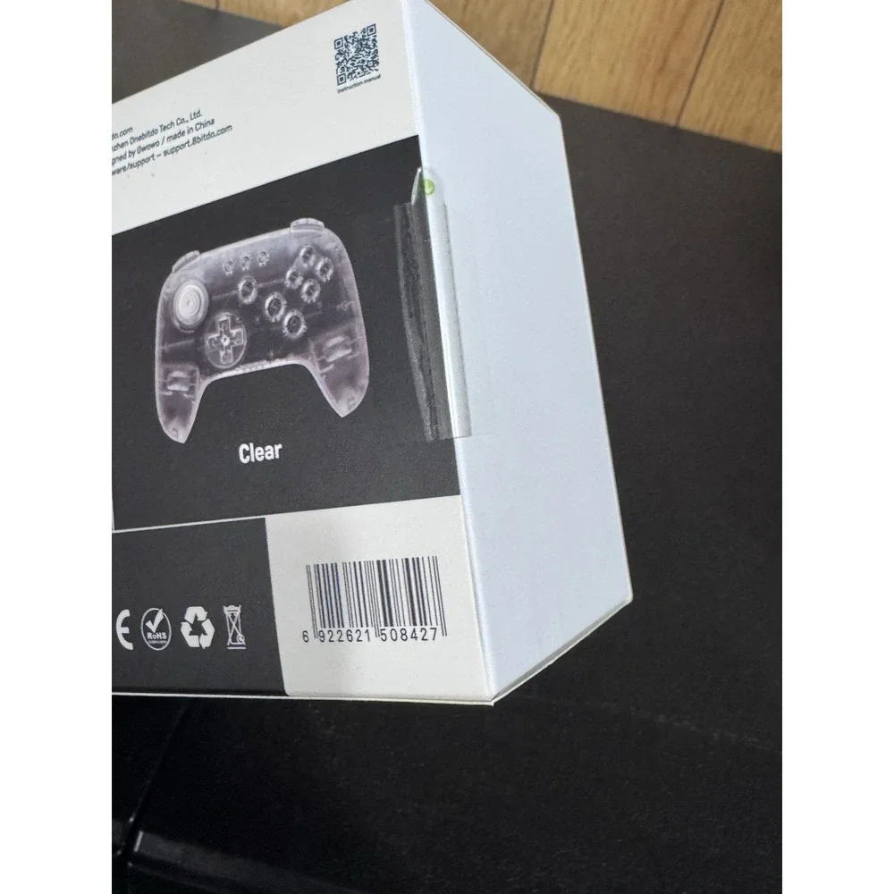 8Bitdo Bluetooth Controller 64 Bit for Analogue 3D, Switch Android CLEAR